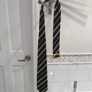 The Limited Womens Silk/Poly Tie Belt